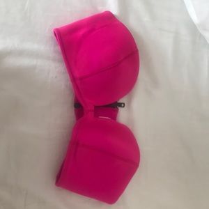 Pink bikini top
